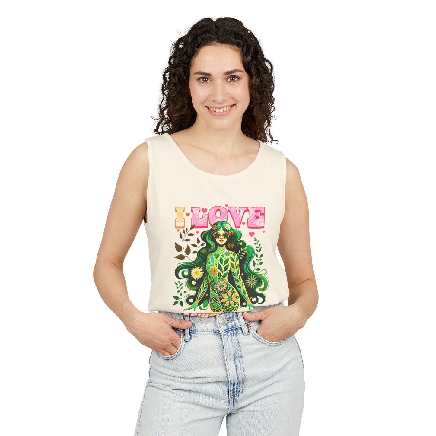 I Love Being Me - Colorful Retro Affirmation Tank (Unisex)