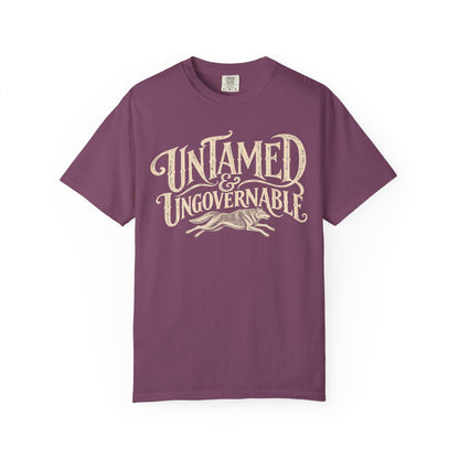 Untamed Ungovernable Vintage Western T-Shirt | Feminist Statement Tee