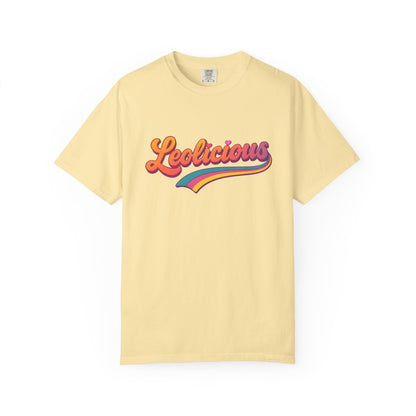 Leolicious – Retro Groovy Leo Zodiac Tee