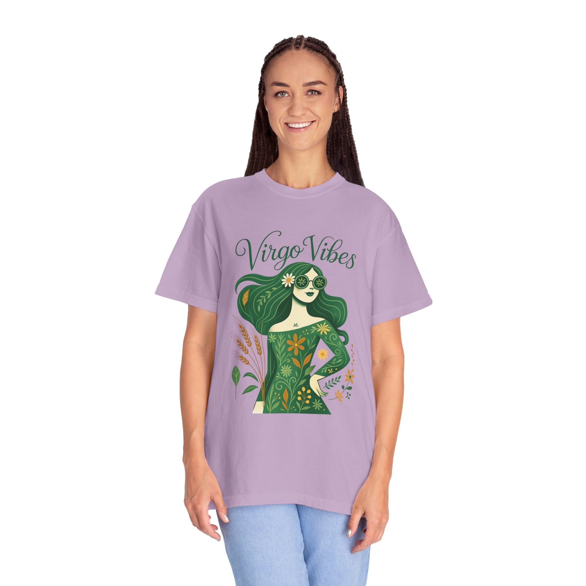 Virgo Vibes Vibrant Tee – Earthy Zodiac Shirt