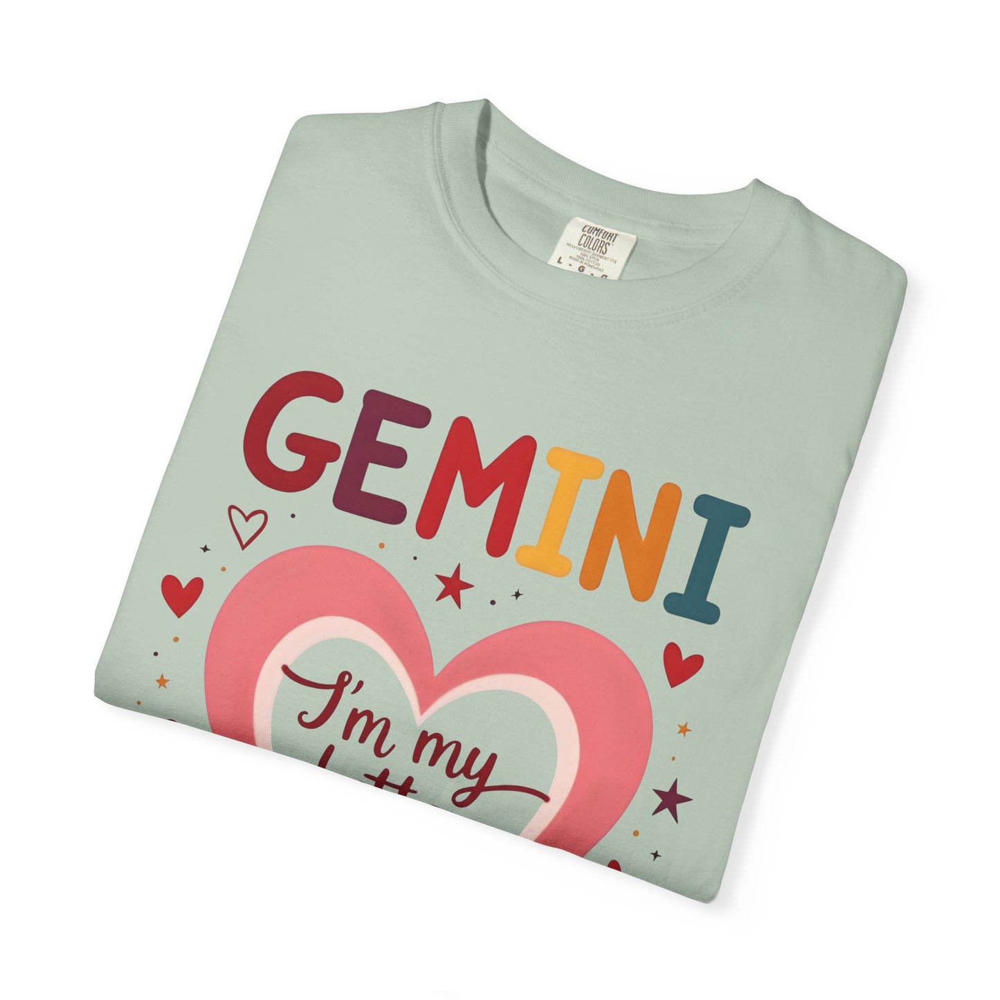 GEMINI I’m My Better Half Tee – Colorful Retro Zodiac Shirt