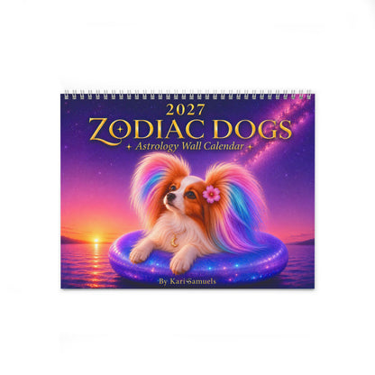 2027 Zodiac Dogs Astrology Wall Calendar