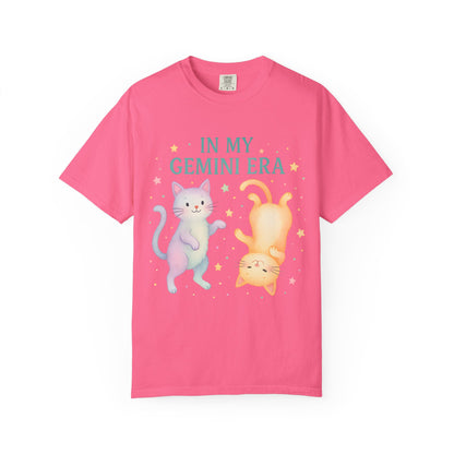 In My Gemini Era Tee – Playful Funny Cats Zodiac Shirt