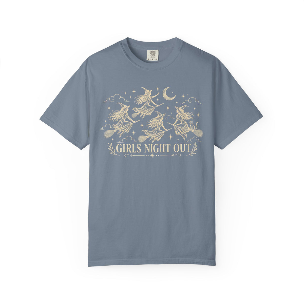 Girls Night Out Halloween Witchy Goth T-shirt | Vintage Feminist Graphic Tee