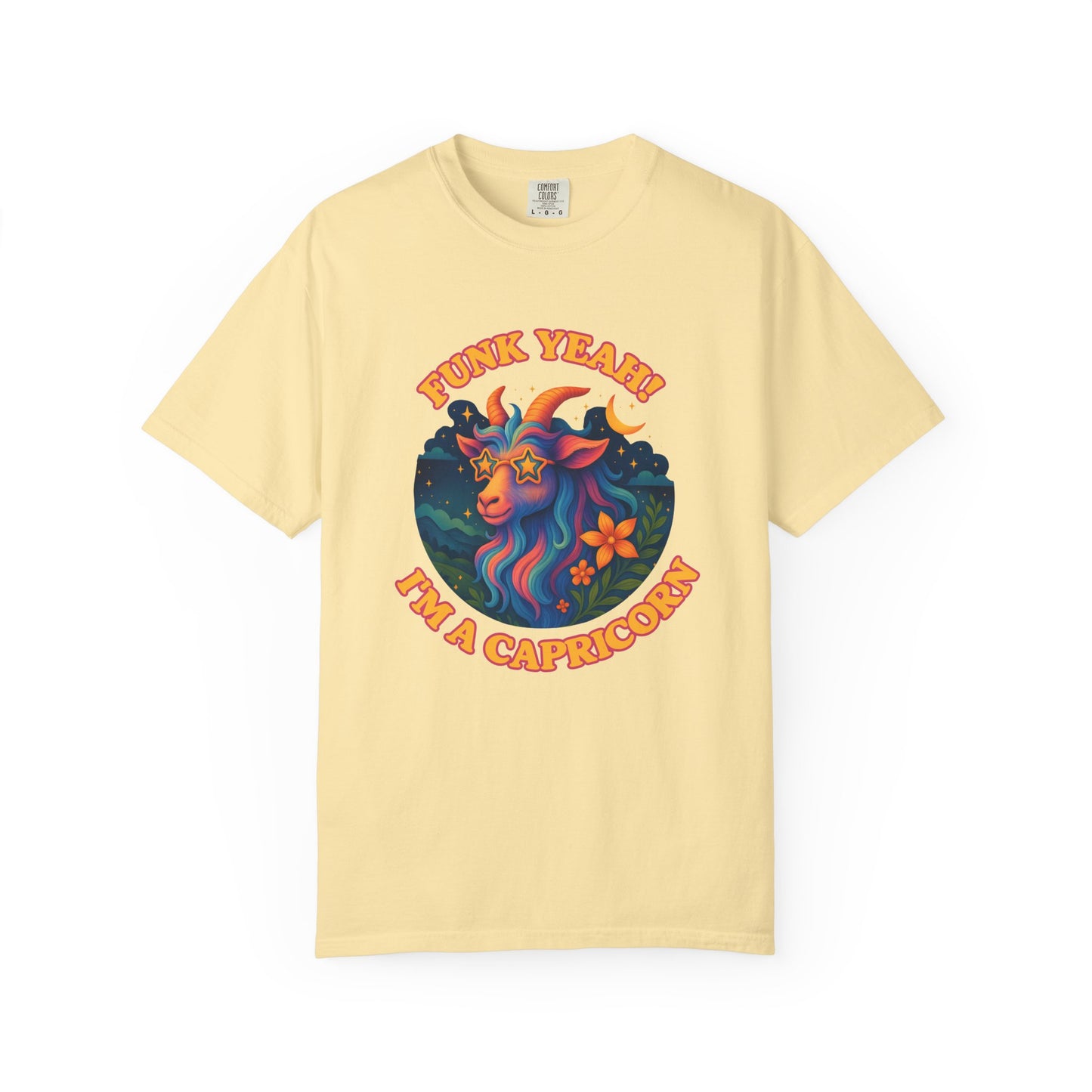 Funk Yeah! I’m a Capricorn – Retro Goat Groove Tee