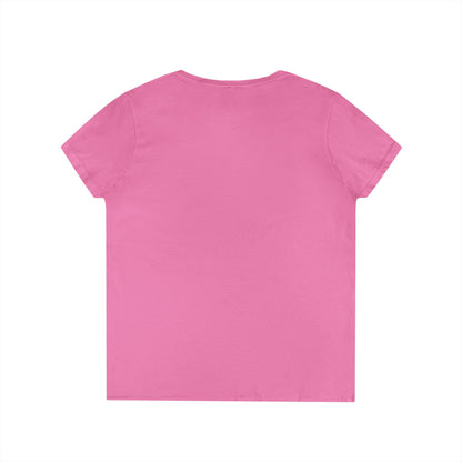 Leolicious Women’s V-Neck Tee – Empowering Retro Lion Zodiac Shirt
