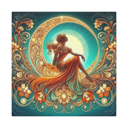 Rising Star - Glamorous Goddess Art Nouveau Wall Art