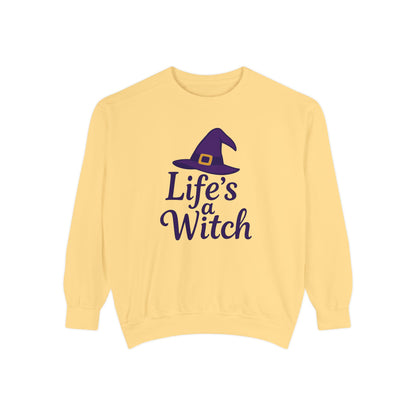 Life’s a Witch Sweatshirt – Funny Witch Hat Pullover