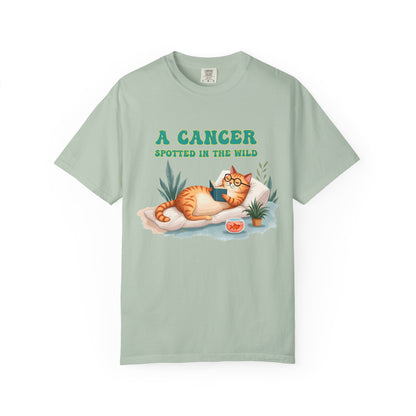 A Cancer Spotted in the Wild – Funny Zodiac Cat Tee