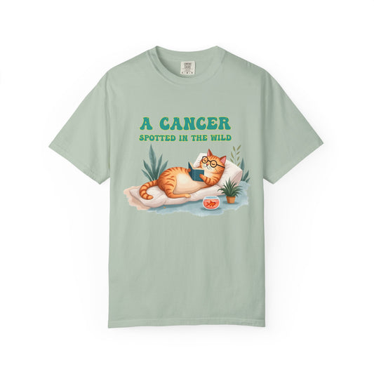 A Cancer Spotted in the Wild – Funny Zodiac Cat Tee