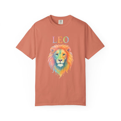LEO Tee – Colorful Lion Zodiac Shirt