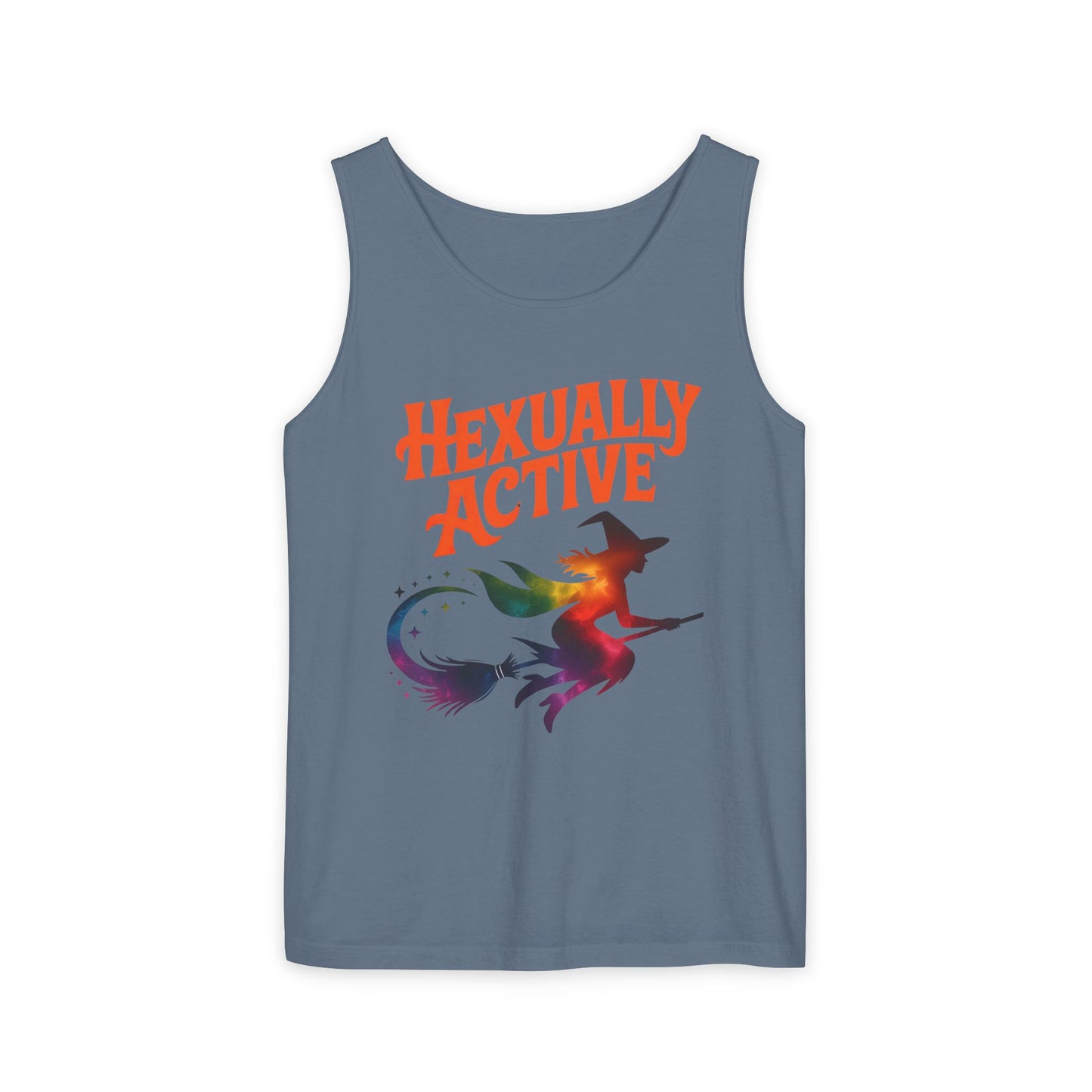 Hexually Active – Cheeky Rainbow Witch Tank