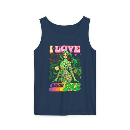 I Love Being Me - Colorful Retro Affirmation Tank (Unisex)
