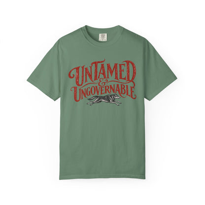 Untamed Ungovernable Vintage Rustic Boho T-Shirt | Witchy Feminist Graphic Tee