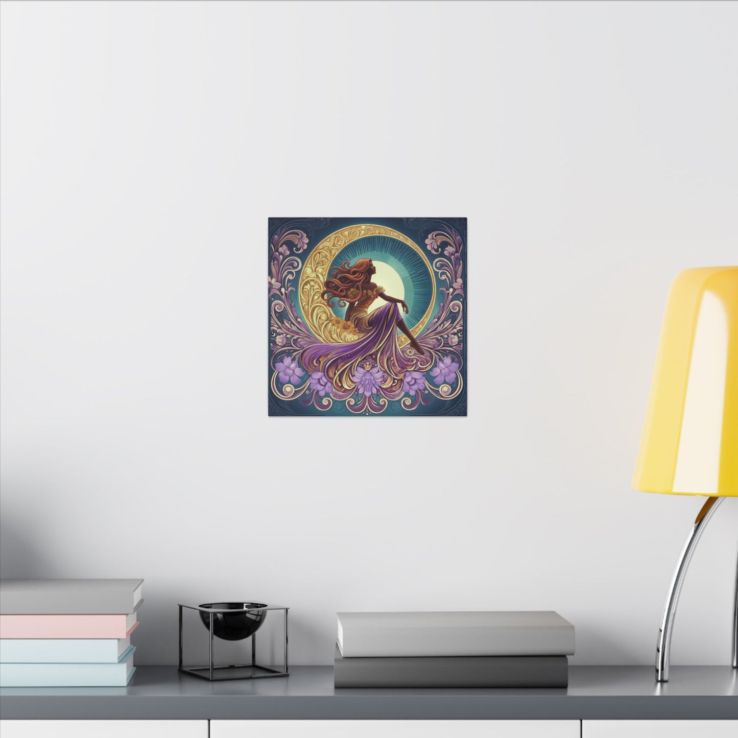 Star of the Moon | Glamorous Goddess Art Nouveau Wall Art