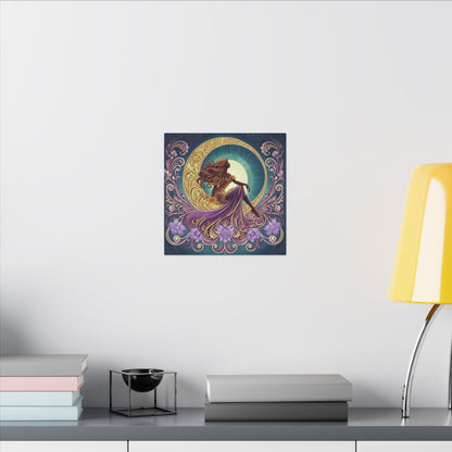 Star of the Moon | Glamorous Goddess Art Nouveau Wall Art