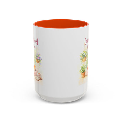 Personalized Name Cat Mug - Custom "Happy Place" Ceramic Mug for Cat Lovers