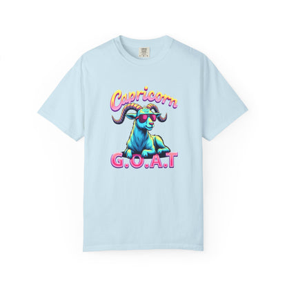 Capricorn G.O.A.T – Retro Neon Astrology Tee
