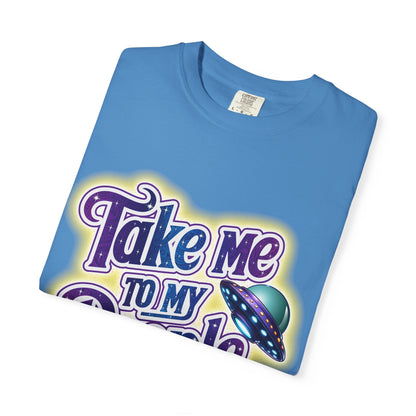 Take Me To My People Tee – Funny Retro UFO Shirt