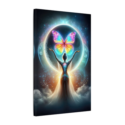 Butterfly Moon – Luminous Dream Wall Art