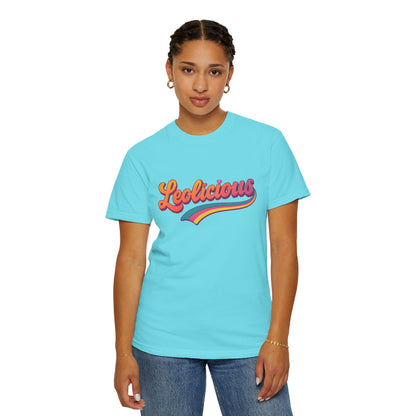 Leolicious – Retro Groovy Leo Zodiac Tee