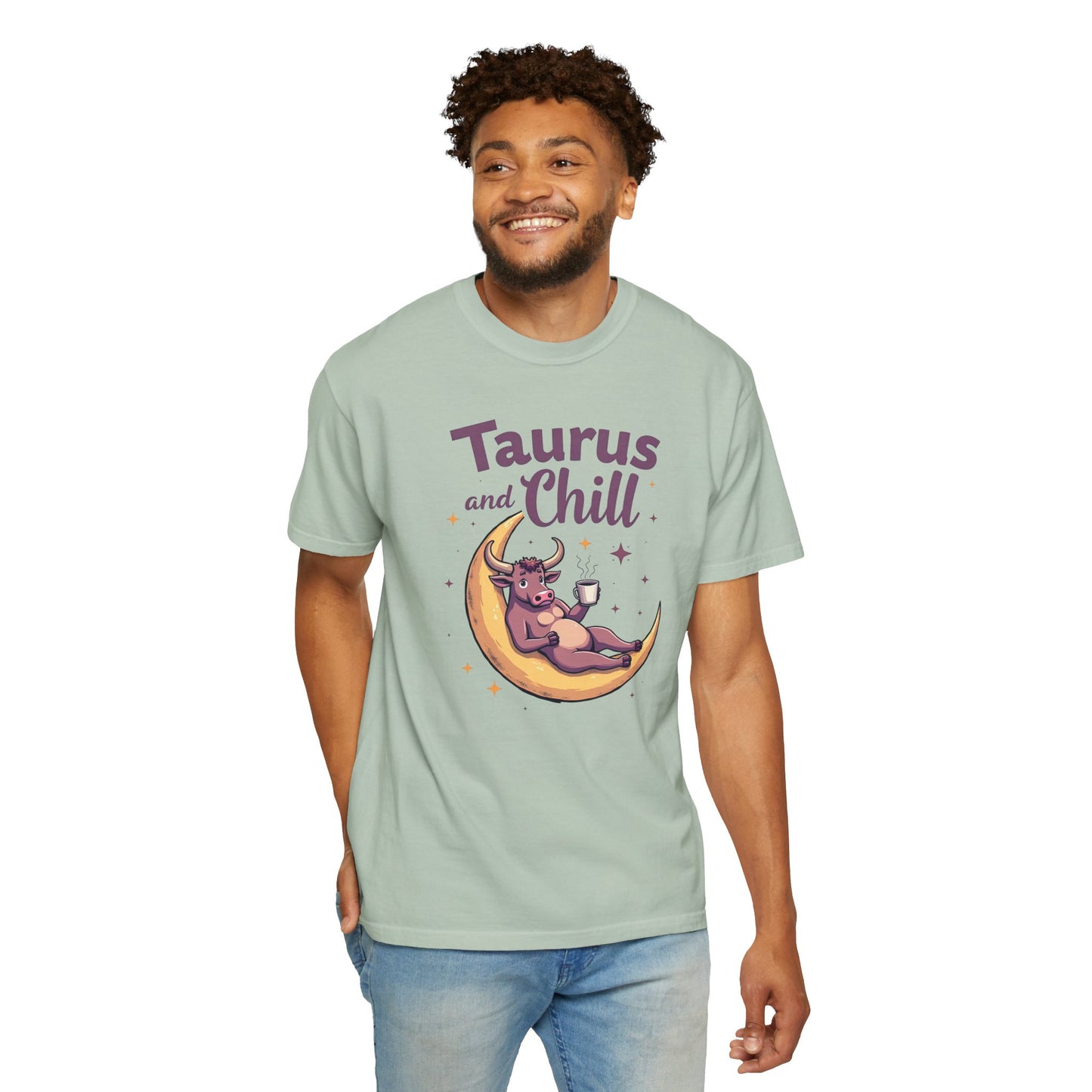 Taurus and Chill – Funny Zodiac Lounge Tee