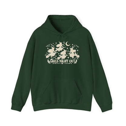 Girls Night Out Halloween Hoodie, Funny Witch Graphic Sweatshirt, Funny Halloween Pullover, Witchy Gift for Women, Spooky Season Outfit