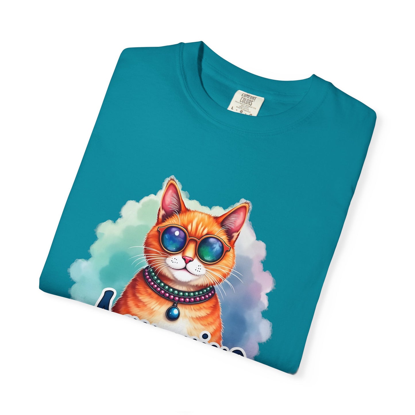 Aquarius One Cool Cat – Colorful Zodiac Shirt