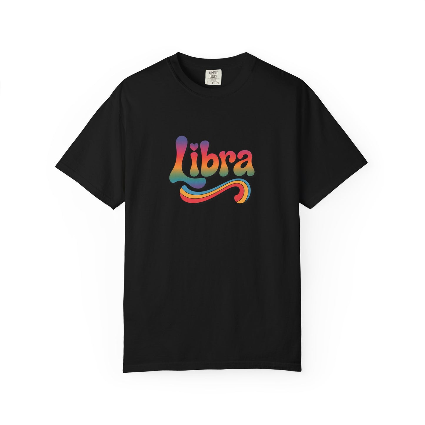 Libra – Retro Wavy Groovescape Zodiac Tee