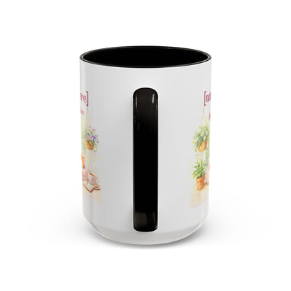 Personalized Name Cat Mug - Custom "Happy Place" Ceramic Mug for Cat Lovers