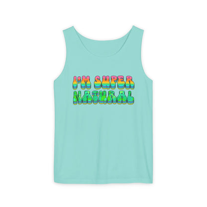 I'm Super Natural - Retro Affirmation virgo Tank Top (Unisex)