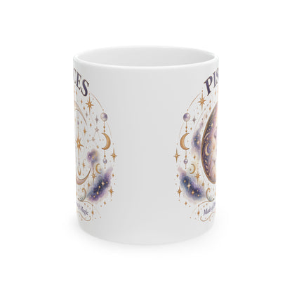 Pisces Zodiac Celestial Horoscope Coffee Mug 11oz and 15oz