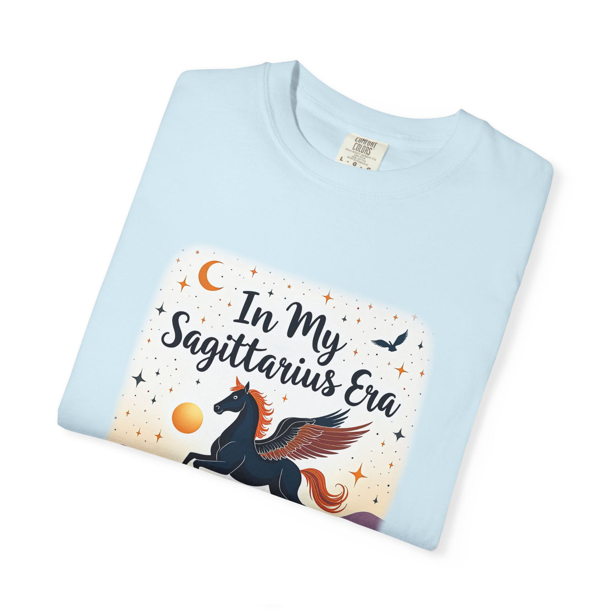 In My Sagittarius Era – Mystical Pegasus Tee - Enchanted Sky