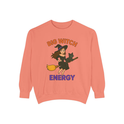 Big Witch Energy Sweatshirt – Funny Witch Cat Broom Pullover