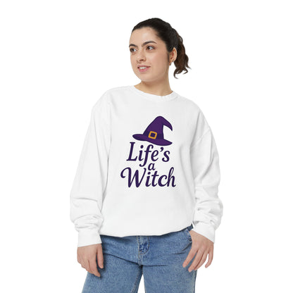 Life’s a Witch Sweatshirt – Funny Witch Hat Pullover