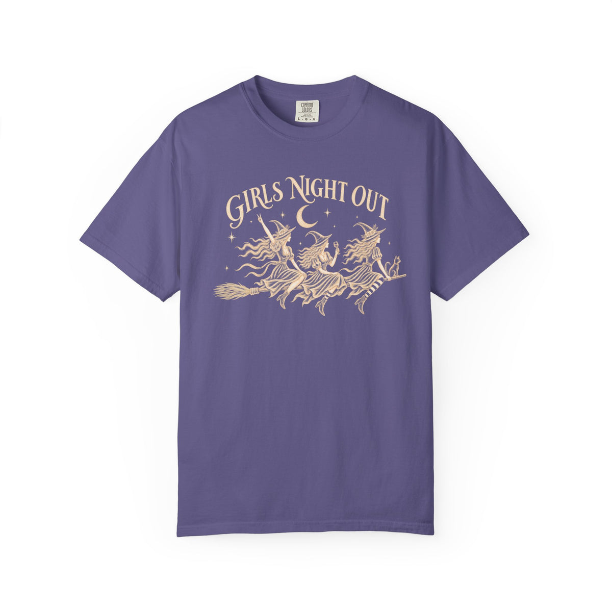 Girls Night Out Witch Vintage T-Shirt | Witchy Feminist Halloween Tee
