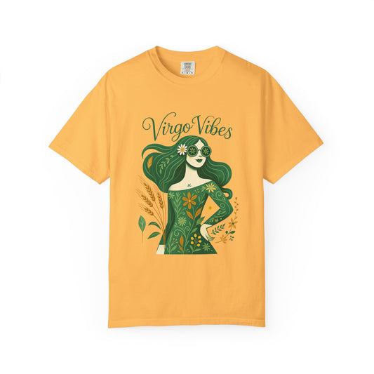 Virgo Vibes Vibrant Tee – Earthy Zodiac Shirt