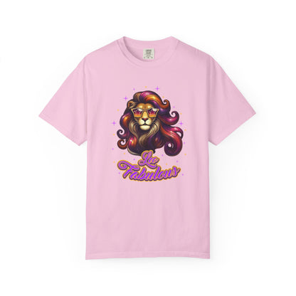 Leo Fabulous Tee – Groovy Colorful Zodiac Shirt