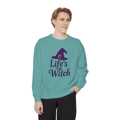 Life’s a Witch Sweatshirt – Funny Witch Hat Pullover