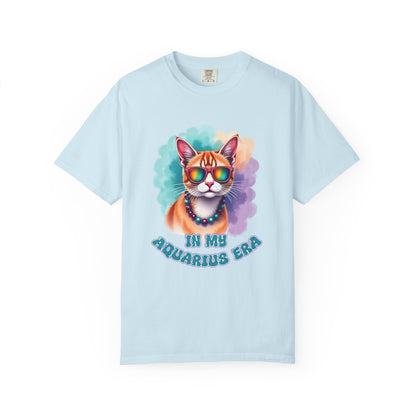 In My Aquarius Era – Rainbow Cat Vibes Tee