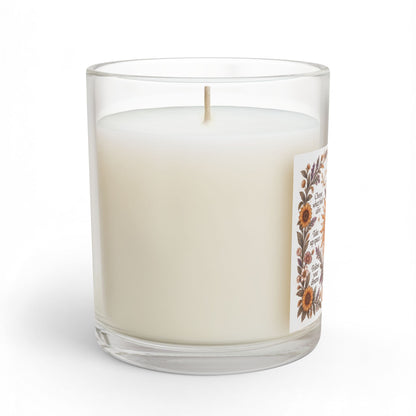 Personalized Boho Celestial Sun Scented and Unscented Candle