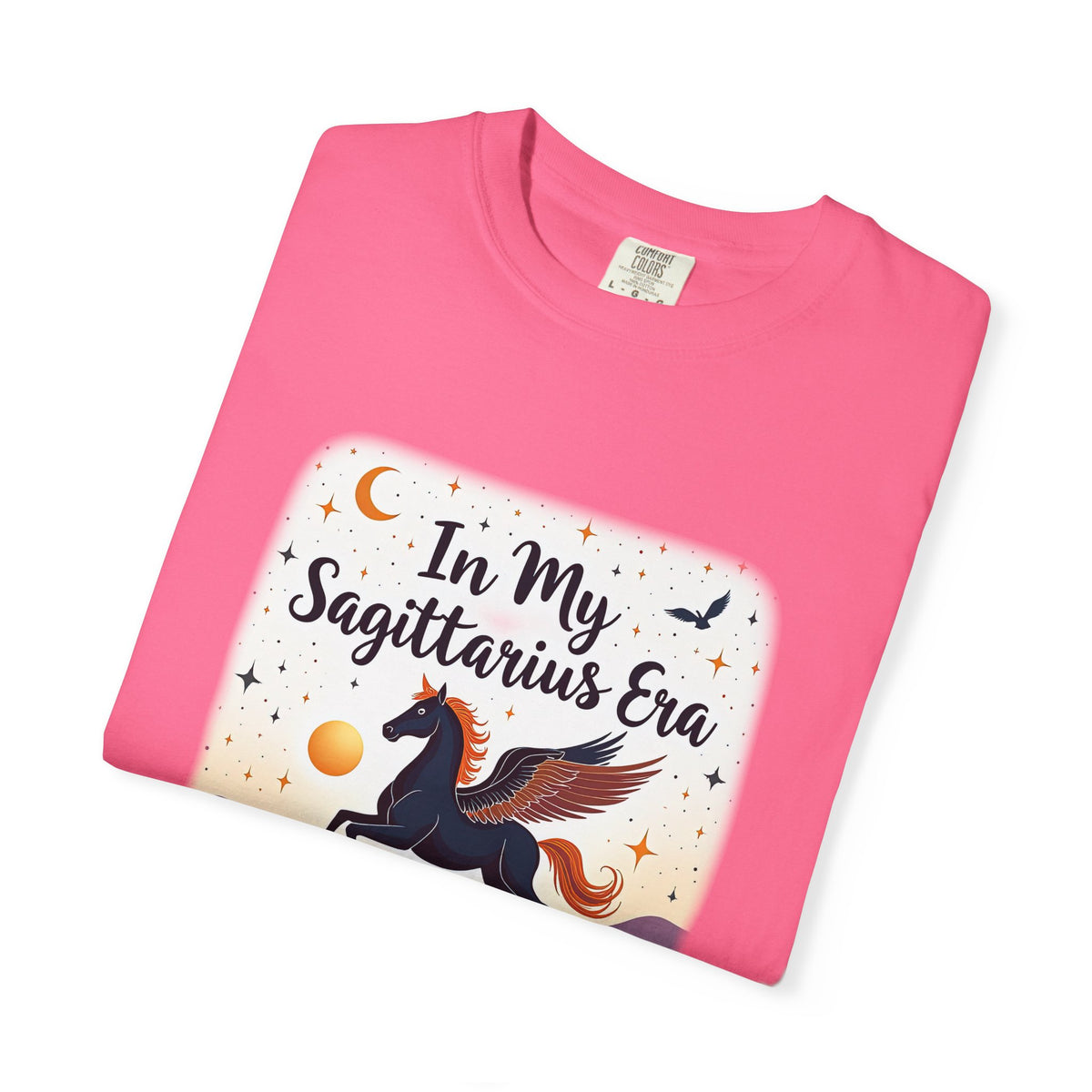 In My Sagittarius Era – Mystical Pegasus Tee - Enchanted Sky