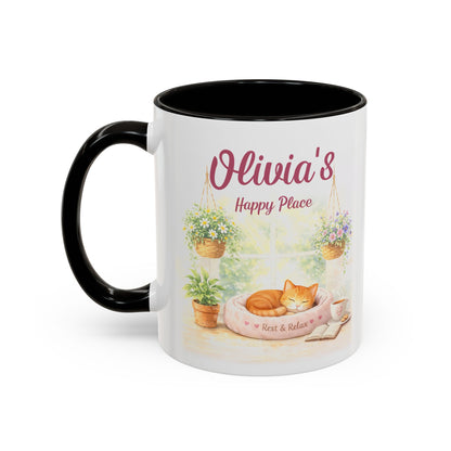 Personalized Cat Coffee Mug