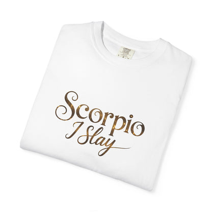 Scorpio I Slay Witchy Tee – Wicked Zodiac Shirt