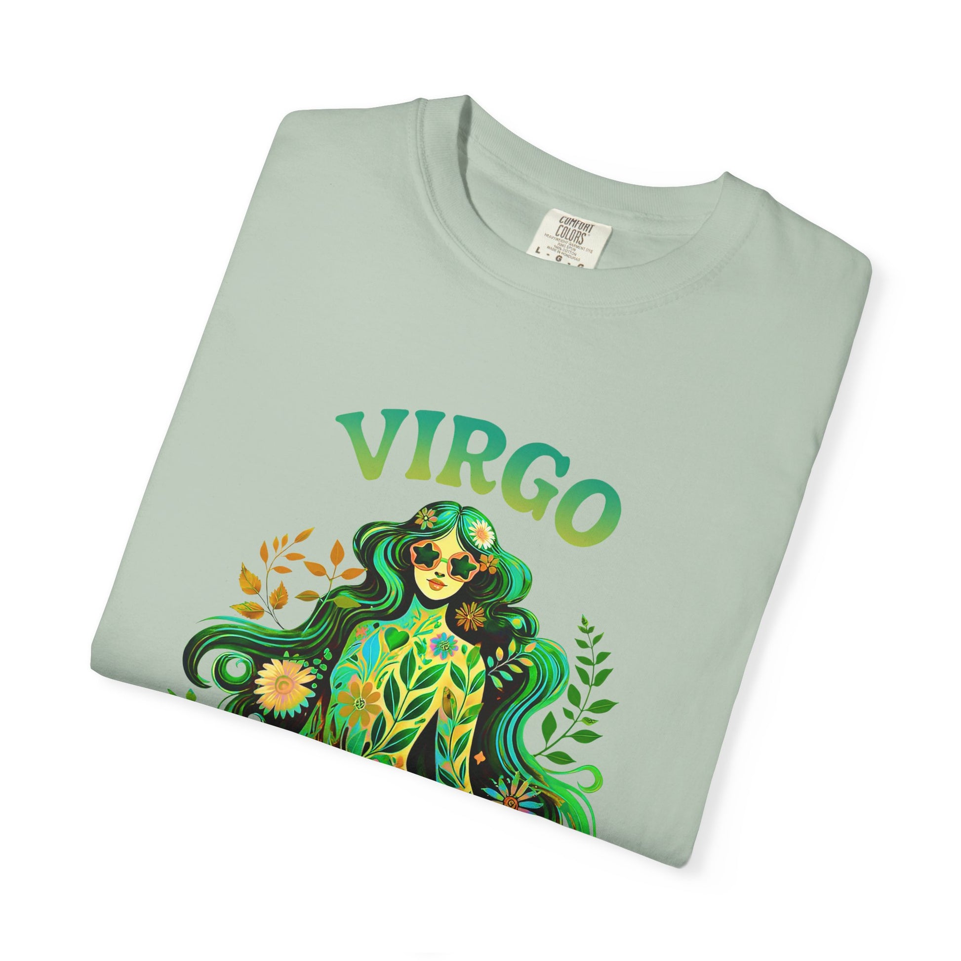 Virgo Flower Child – Vibrant Retro Zodiac Tee