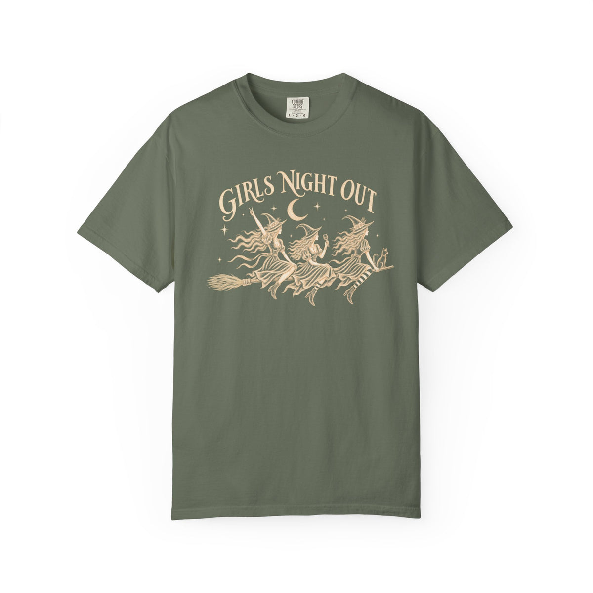 Girls Night Out Witch Vintage T-Shirt | Witchy Feminist Halloween Tee