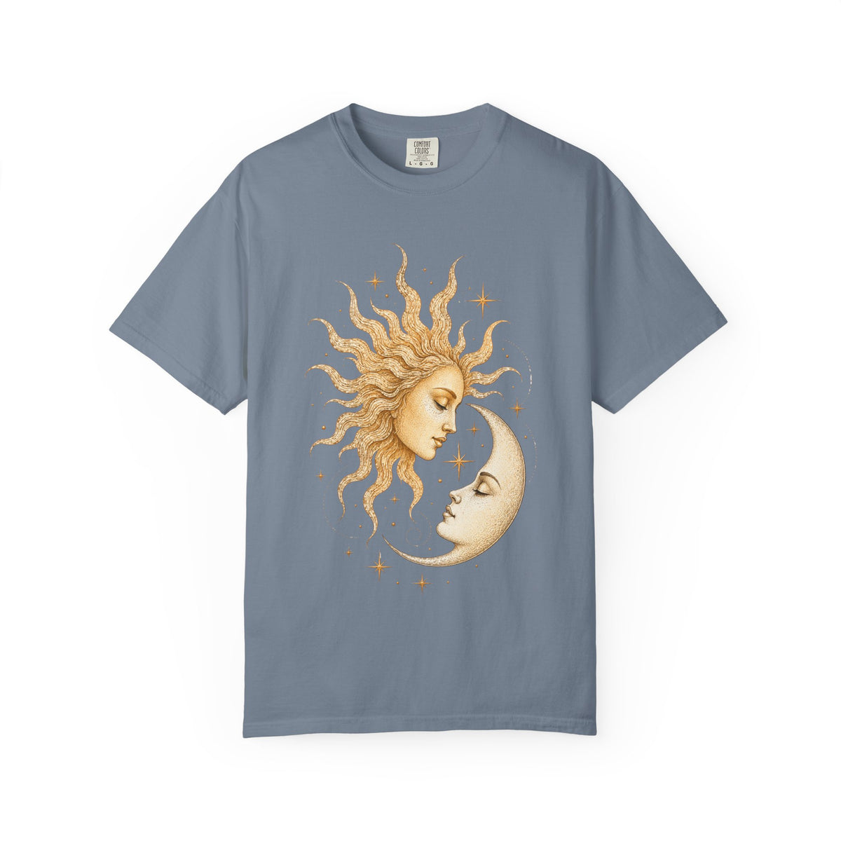 Boho Celestial Moon and Sun Unisex T-Shirt
