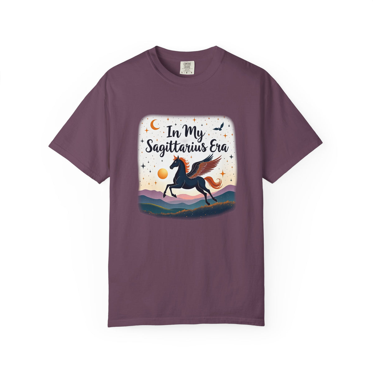 In My Sagittarius Era – Mystical Pegasus Tee - Enchanted Sky