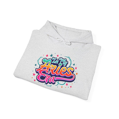 I’m In My Aries Era Hoodie | Bold Retro Zodiac Sweatshirt | Astrology Gift for Fire Signs | Cozy Aries Apparel | Horoscope Pullover for Star Sign Queens