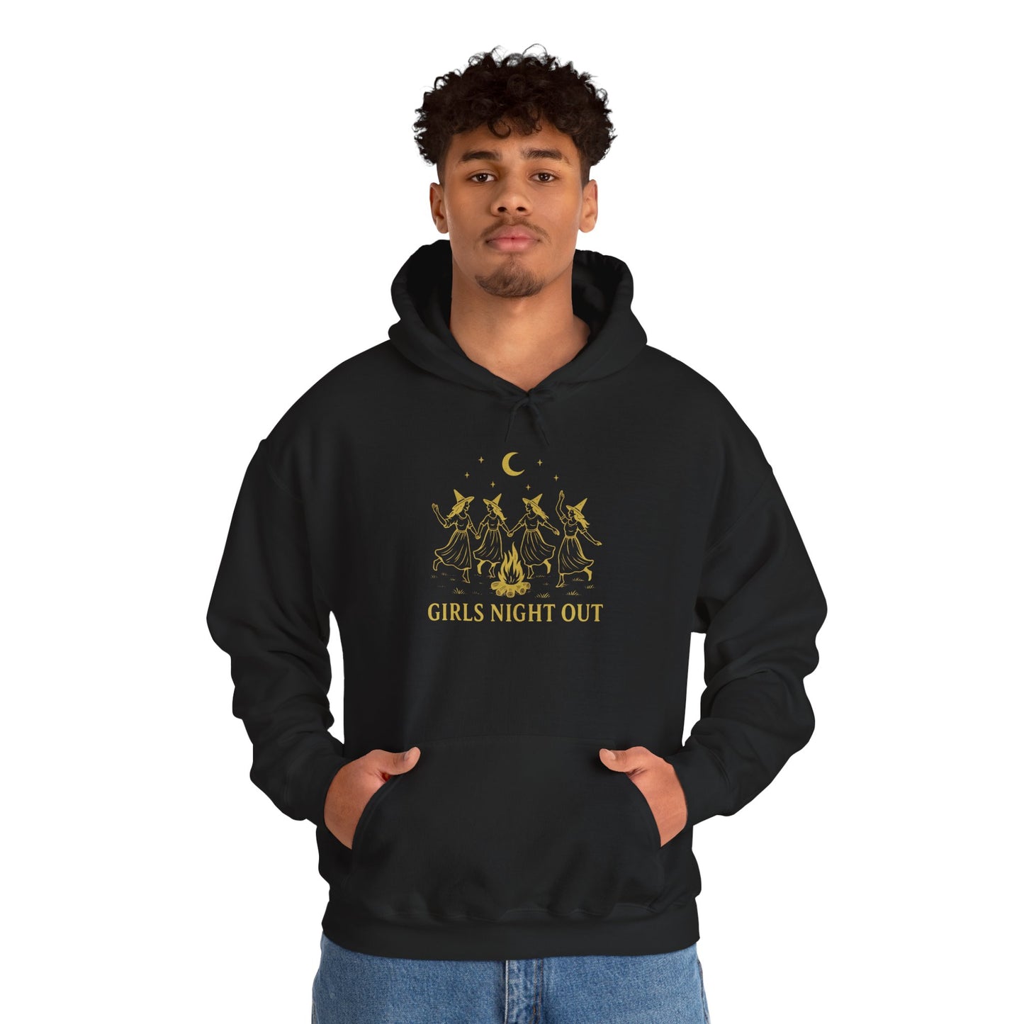 Girls Night Out – Dancing Witches Bonfire Sweatshirt | Unisex Hoodie